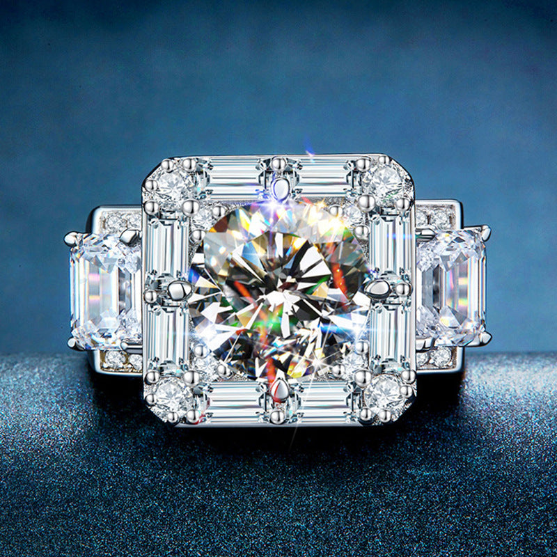 Moissanite Diamond Ring