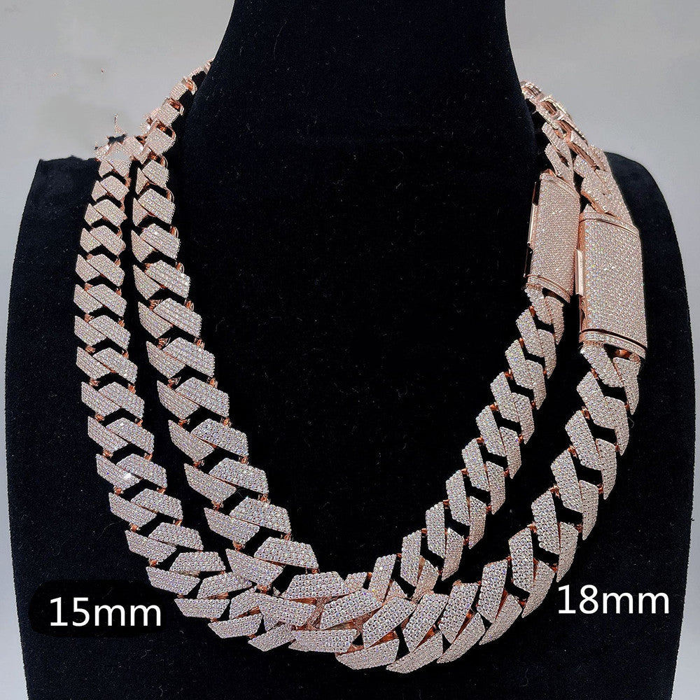 Moissanite Cuban Link Chain